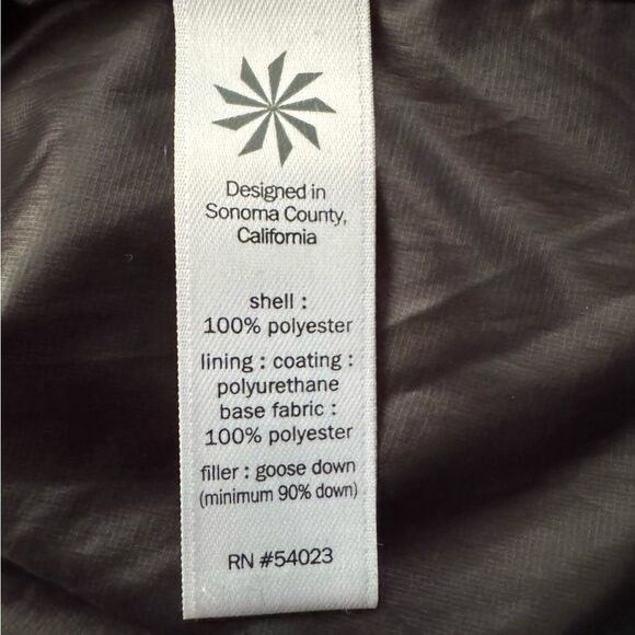 Athleta Black Downabout Goose Down Vest Size Small - Picture 5 of 7